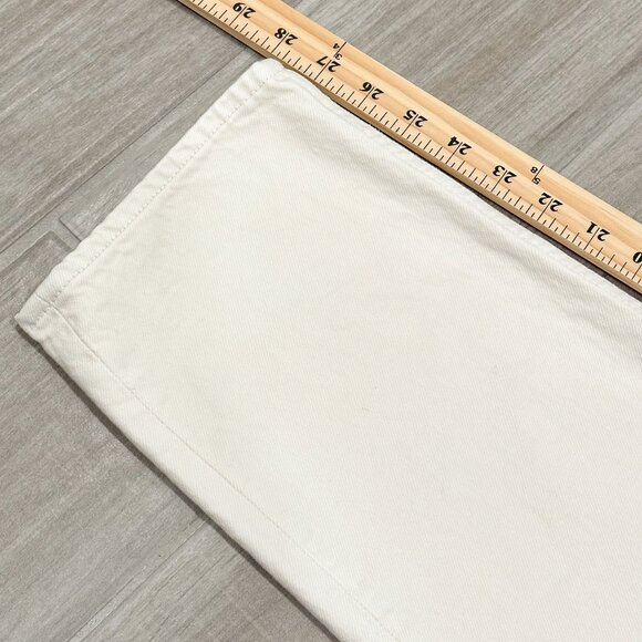 Mother SNACKS! High Waisted Double Stack Ankle Jeans in Natural Size 25 - Picture 12 of 14